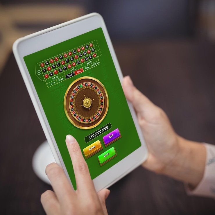 Tampilan grid Sweet Bonanza dengan simbol-simbol buah di pns777